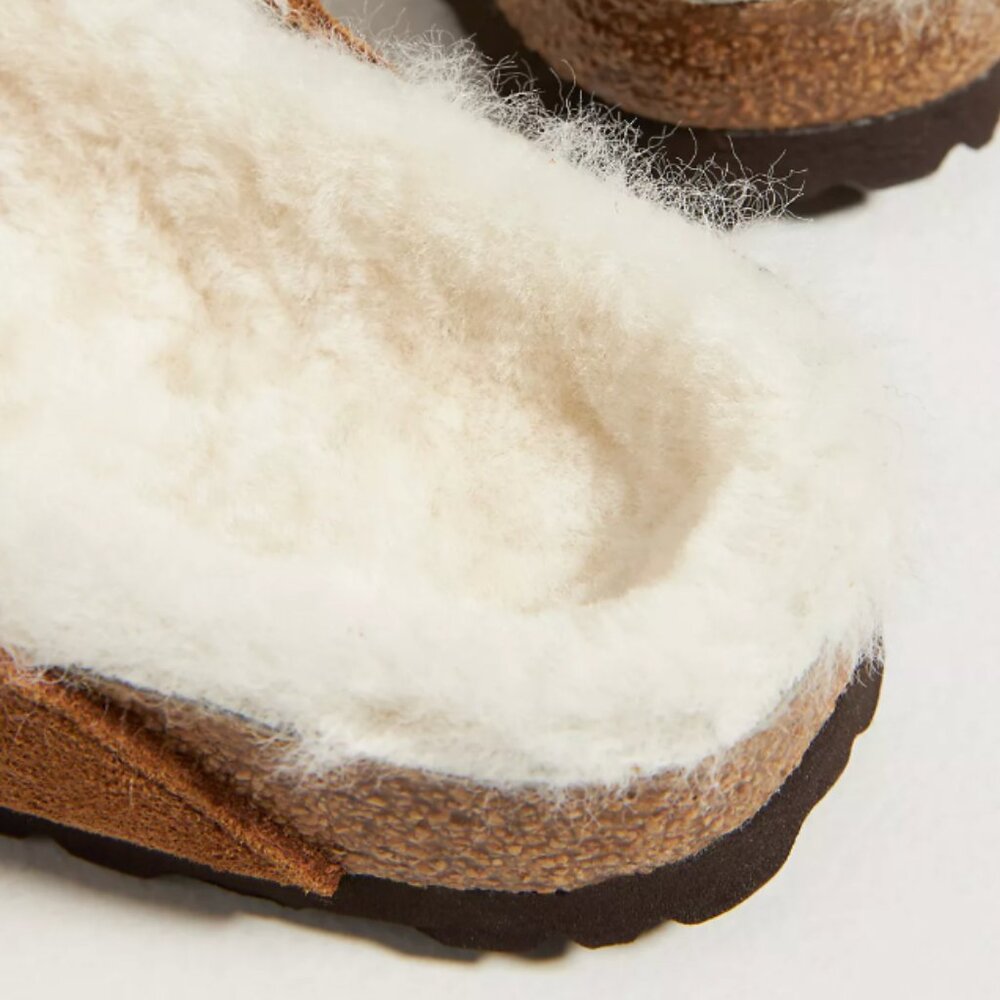 Birkenstock Arizona Shearling-Lined Sandals - Picture 8 of 9